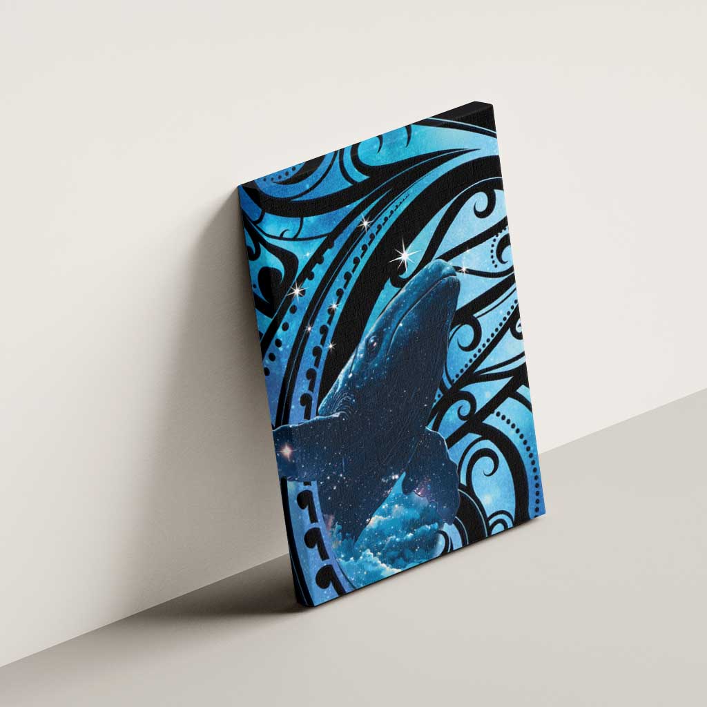 New Zealand Matariki Canvas Wall Art Maori Humpback Whale Galaxy LT22 - Polynesian Pride