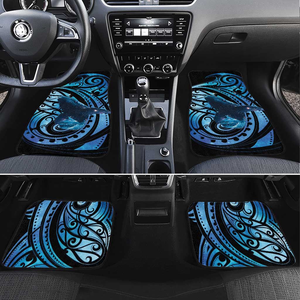 New Zealand Matariki Car Mats Maori Humpback Whale Galaxy