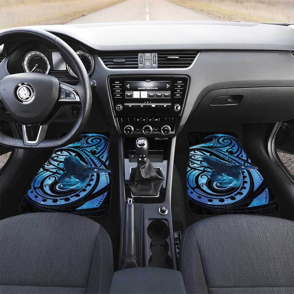 New Zealand Matariki Car Mats Maori Humpback Whale Galaxy