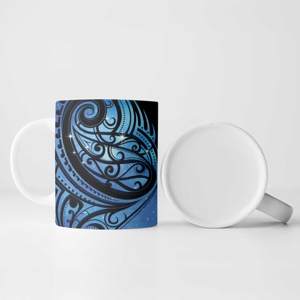 New Zealand Matariki Ceramic Mug Maori Humpback Whale Galaxy LT22 - Polynesian Pride