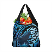 New Zealand Matariki Grocery Bag Maori Humpback Whale Galaxy