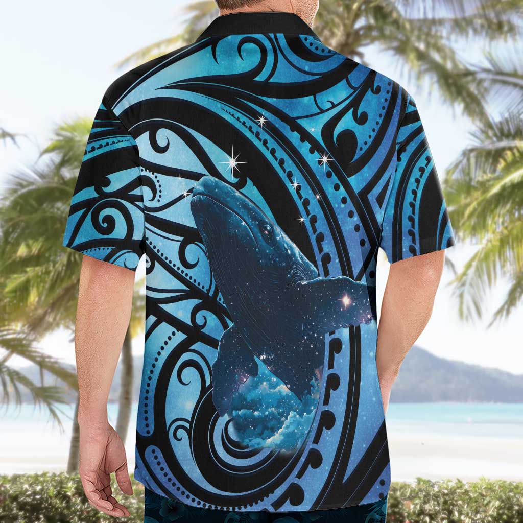 New Zealand Matariki Hawaiian Shirt Maori Humpback Whale Galaxy LT22 - Polynesian Pride