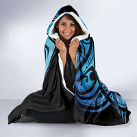 New Zealand Matariki Hooded Blanket Maori Humpback Whale Galaxy LT22 - Polynesian Pride