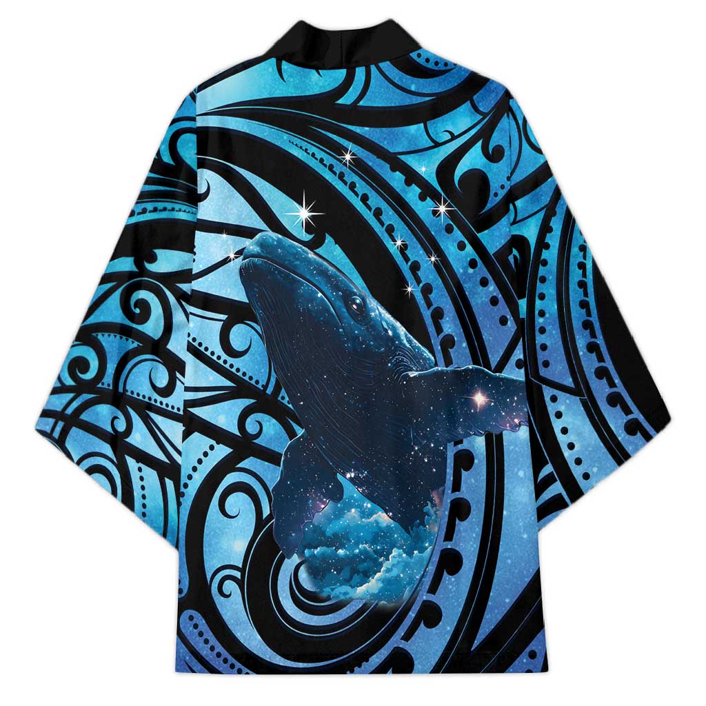 New Zealand Matariki Kimono Maori Humpback Whale Galaxy LT22 - Polynesian Pride