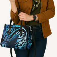 New Zealand Matariki Leather Bag Maori Humpback Whale Galaxy LT22 - Polynesian Pride