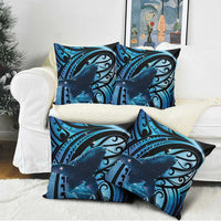 New Zealand Matariki Pillow Cover Maori Humpback Whale Galaxy LT22 - Polynesian Pride