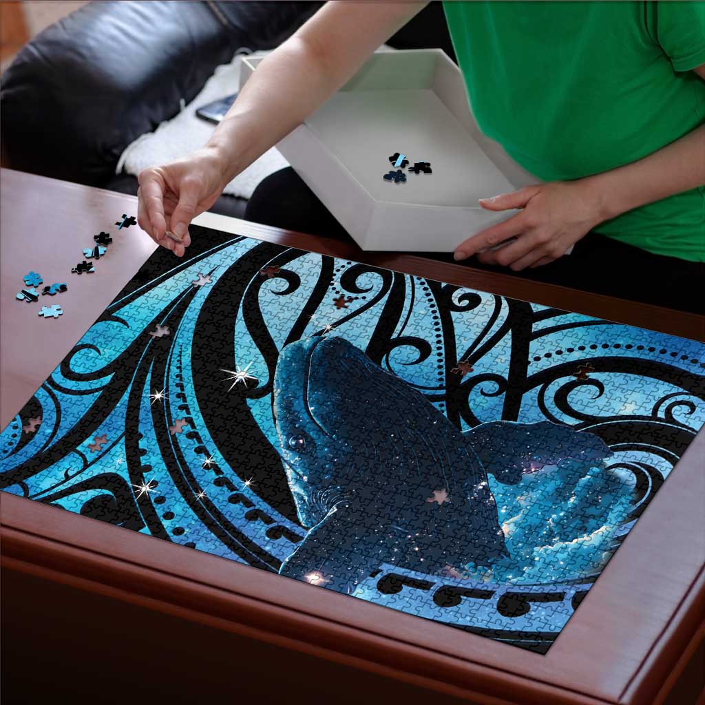 New Zealand Matariki Puzzle Maori Humpback Whale Galaxy LT22 - Polynesian Pride