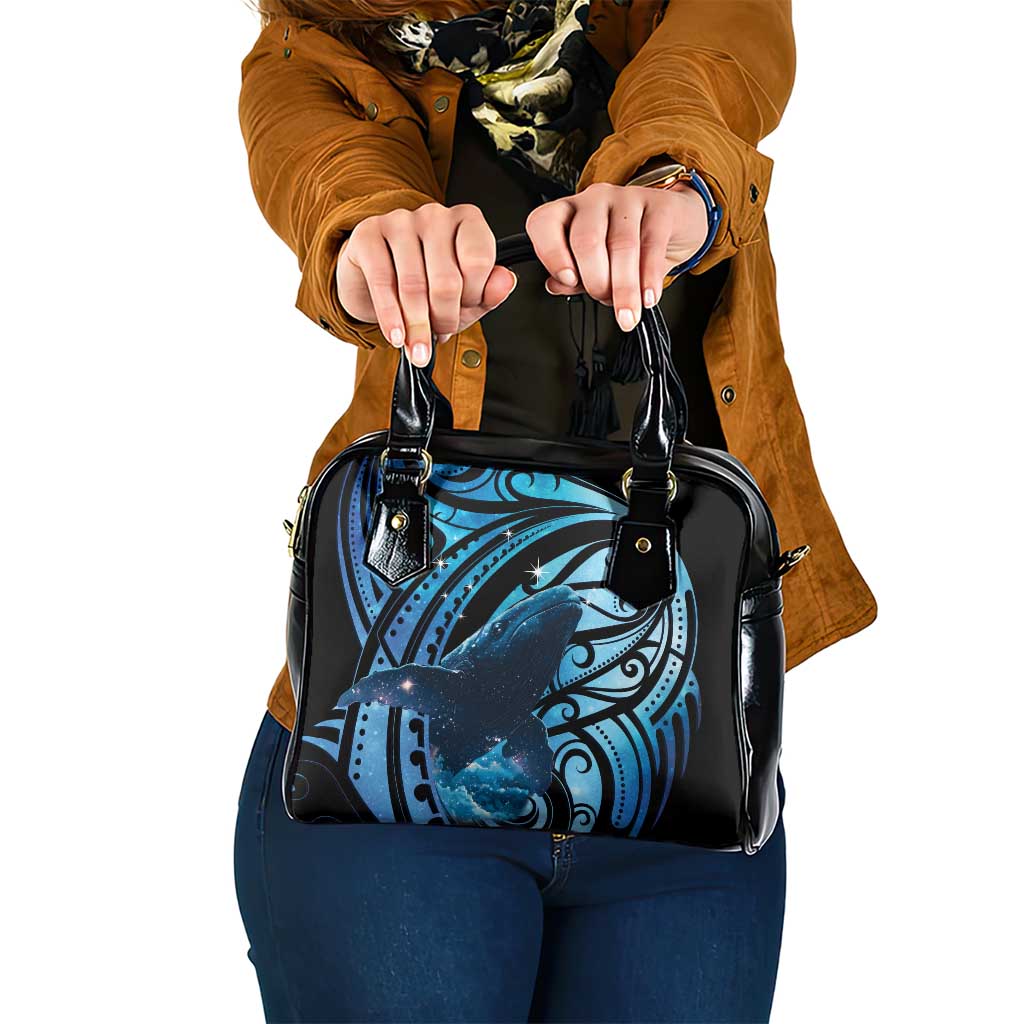 New Zealand Matariki Shoulder Handbag Maori Humpback Whale Galaxy