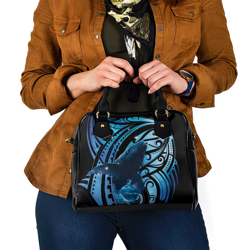 New Zealand Matariki Shoulder Handbag Maori Humpback Whale Galaxy