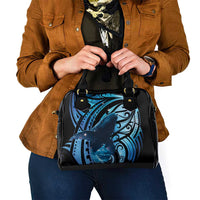 New Zealand Matariki Shoulder Handbag Maori Humpback Whale Galaxy