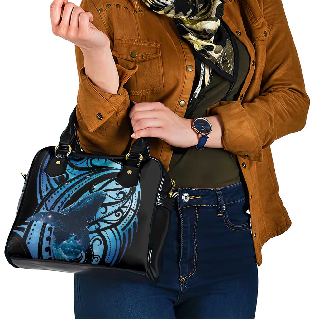 New Zealand Matariki Shoulder Handbag Maori Humpback Whale Galaxy