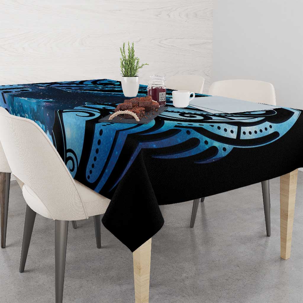 New Zealand Matariki Tablecloth Maori Humpback Whale Galaxy LT22 - Polynesian Pride