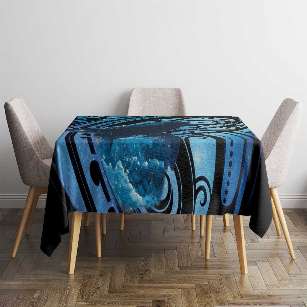 New Zealand Matariki Tablecloth Maori Humpback Whale Galaxy LT22 - Polynesian Pride