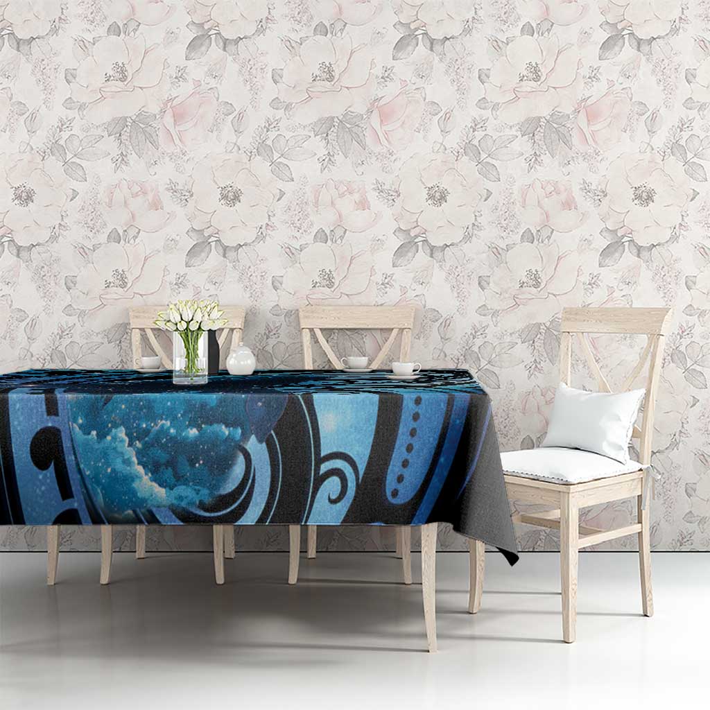 New Zealand Matariki Tablecloth Maori Humpback Whale Galaxy LT22 - Polynesian Pride