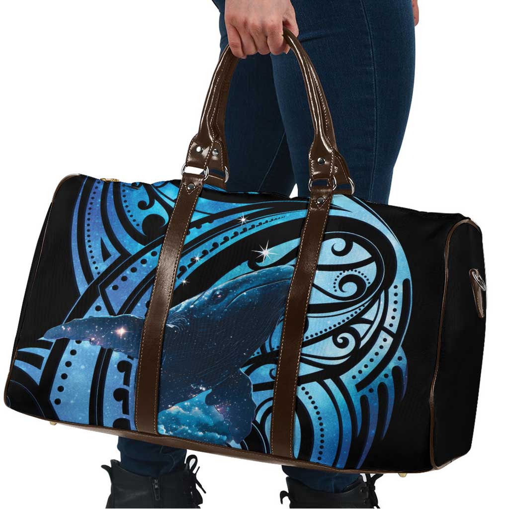 New Zealand Matariki Travel Bag Maori Humpback Whale Galaxy LT22 - Polynesian Pride