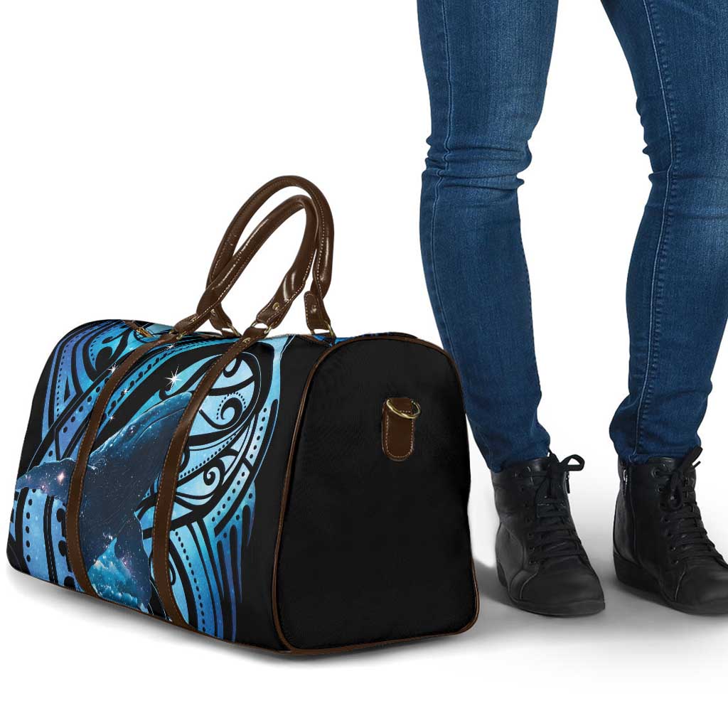 New Zealand Matariki Travel Bag Maori Humpback Whale Galaxy LT22 - Polynesian Pride
