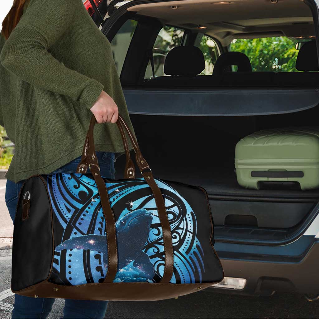 New Zealand Matariki Travel Bag Maori Humpback Whale Galaxy LT22 - Polynesian Pride
