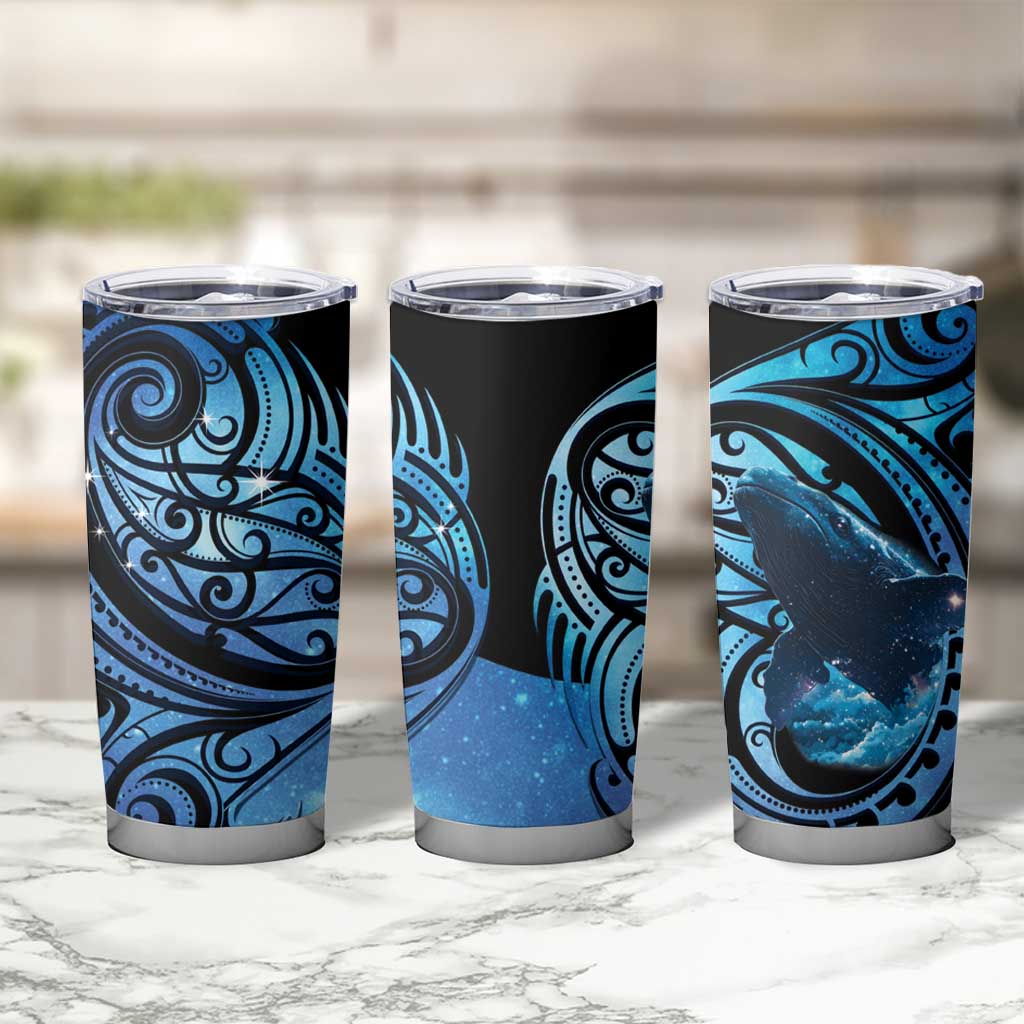 New Zealand Matariki Tumbler Cup Maori Humpback Whale Galaxy LT22 - Polynesian Pride