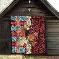 Papua New Guinea Pidgin Language Week Quilt Halo Olgeta Tok Pisin Wik Bird Of Paradise Oro Batik LT22 - Polynesian Pride