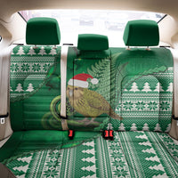 New Zealand Kakapo Christmas In July Back Car Seat Cover Silver Fern Santa Xmas Green Color