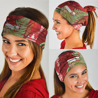 New Zealand Kakapo Christmas In July Neck Gaiter Silver Fern Santa Xmas Red Color