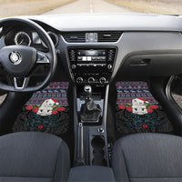 New Zealand Hei Tiki Christmas In July Car Mats Pohutukawa Santa Xmas Polynesian Pattern