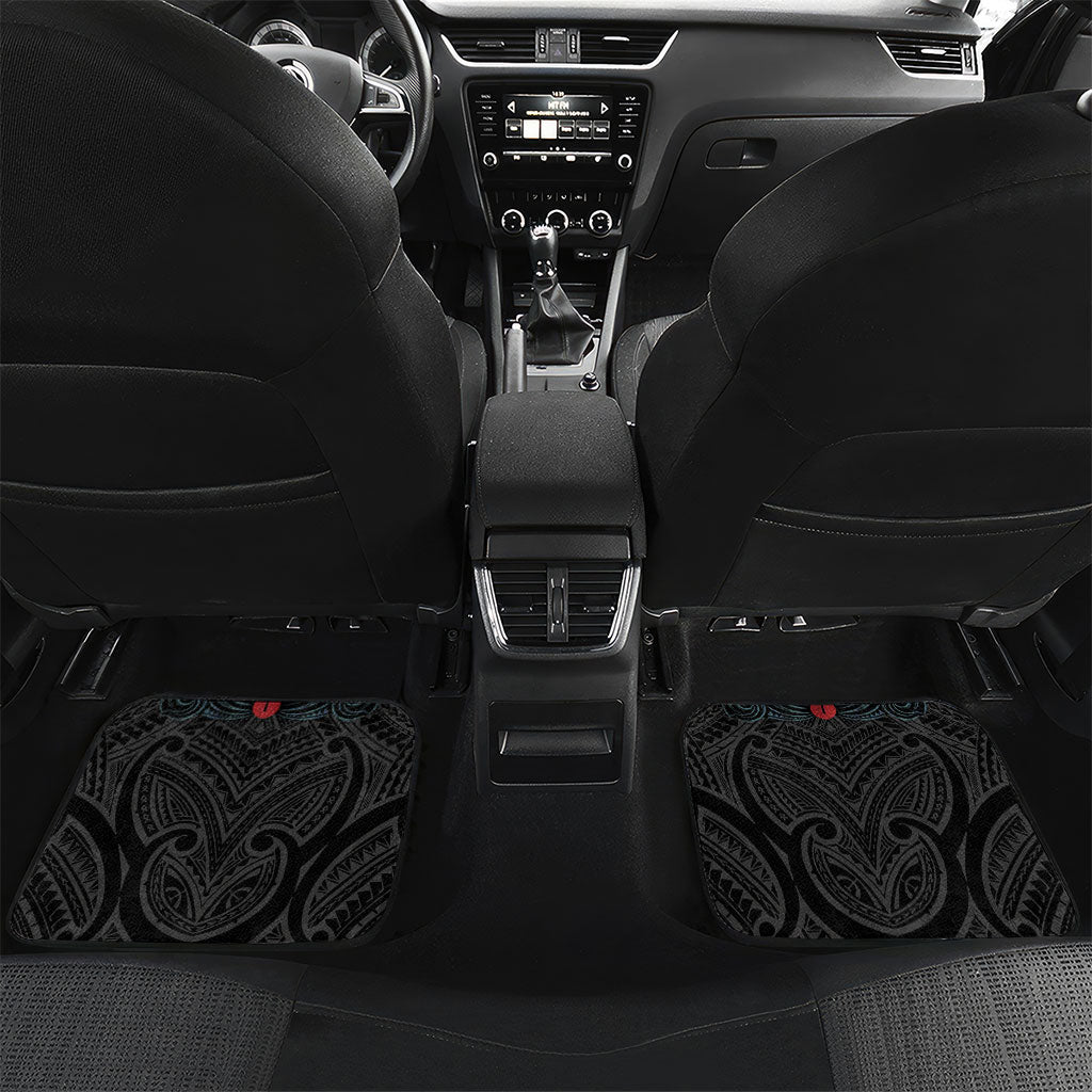 New Zealand Hei Tiki Christmas In July Car Mats Pohutukawa Santa Xmas Polynesian Pattern