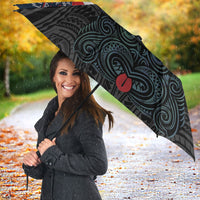 New Zealand Hei Tiki Christmas In July Umbrella Pohutukawa Santa Xmas Polynesian Pattern