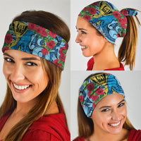 New Zealand Father's Day Neck Gaiter Best Dad Trophy Red Rose Maori Pattern LT22 - Polynesian Pride