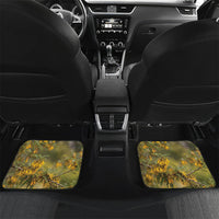New Zealand Kaka Bird Car Mats Kowhai Flower Landscape Style