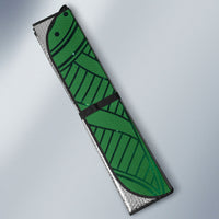 South Canterbury Anniversary Day Auto Sun Shade Kiwi Kowhai Silver Fern Maori Pattern LT22 - Polynesian Pride