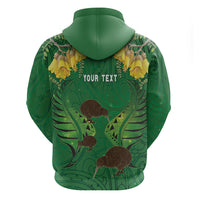 Personalised South Canterbury Anniversary Day Hoodie Kiwi Kowhai Silver Fern Maori Pattern LT22 - Polynesian Pride