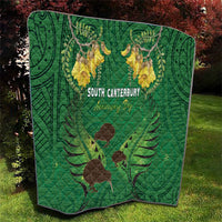 South Canterbury Anniversary Day Quilt Kiwi Kowhai Silver Fern Maori Pattern LT22 - Polynesian Pride