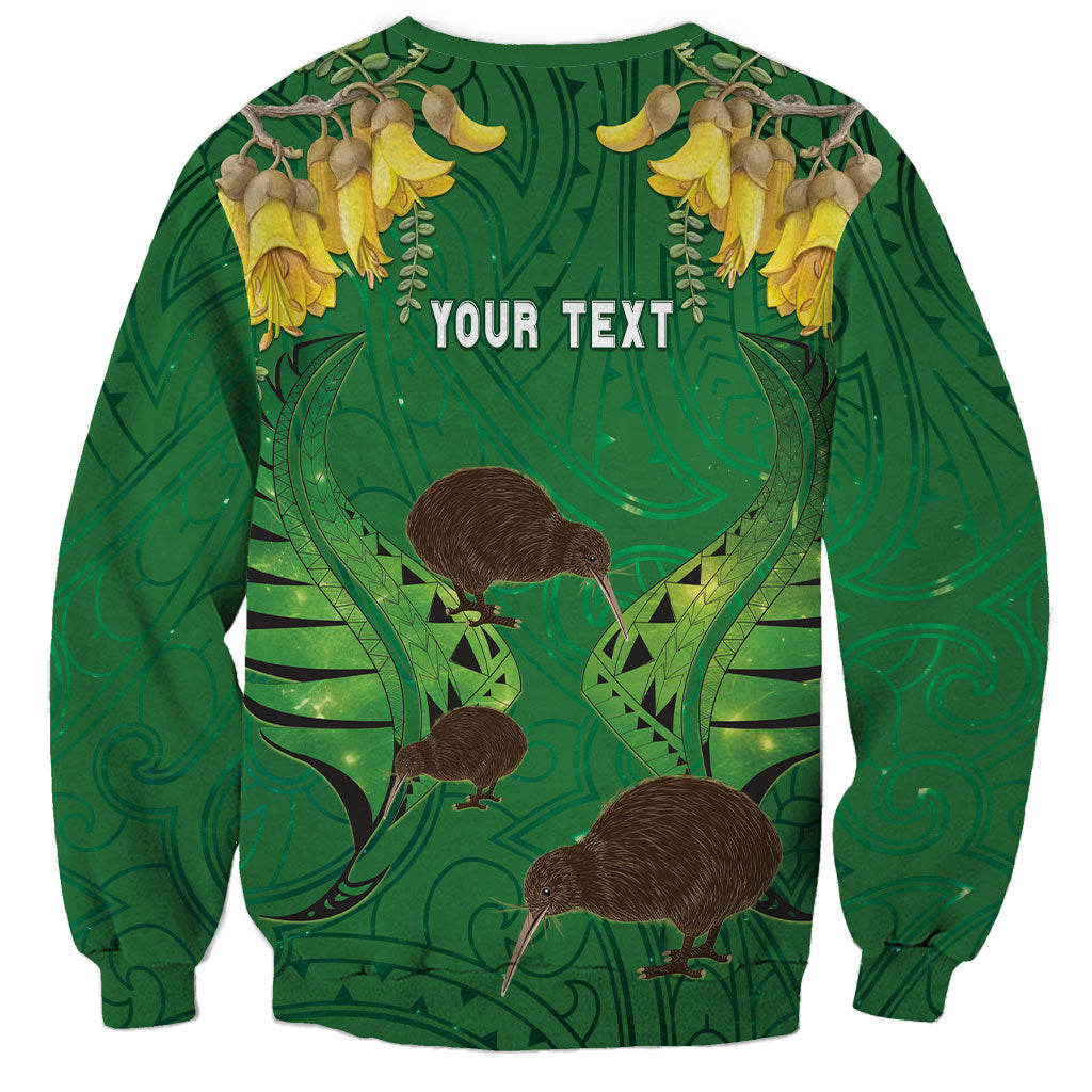 Personalised South Canterbury Anniversary Day Sweatshirt Kiwi Kowhai Silver Fern Maori Pattern LT22 - Polynesian Pride