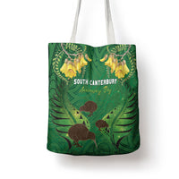 South Canterbury Anniversary Day Tote Bag Kiwi Kowhai Silver Fern Maori Pattern LT22 - Polynesian Pride
