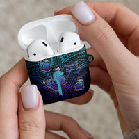 New Zealand Suicide Prevention Month AirPods Case Maori Mauri Tu Mauri Ora Polynesian Pattern LT22 - Polynesian Pride