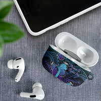 New Zealand Suicide Prevention Month AirPods Case Maori Mauri Tu Mauri Ora Polynesian Pattern LT22 - Polynesian Pride