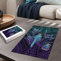 New Zealand Suicide Prevention Month Puzzle Maori Mauri Tu Mauri Ora Polynesian Pattern LT22 - Polynesian Pride
