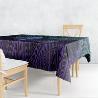 New Zealand Suicide Prevention Month Tablecloth Maori Mauri Tu Mauri Ora Polynesian Pattern LT22 - Polynesian Pride
