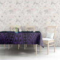 New Zealand Suicide Prevention Month Tablecloth Maori Mauri Tu Mauri Ora Polynesian Pattern LT22 - Polynesian Pride