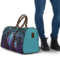 New Zealand Suicide Prevention Month Travel Bag Maori Mauri Tu Mauri Ora Polynesian Pattern LT22 - Polynesian Pride