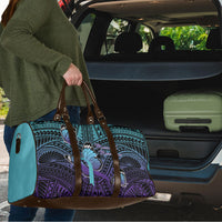 New Zealand Suicide Prevention Month Travel Bag Maori Mauri Tu Mauri Ora Polynesian Pattern LT22 - Polynesian Pride