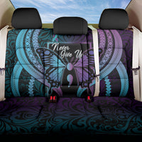 Polynesia Suicide Prevention Month Back Car Seat Cover Semicolon Butterfly Never Give Up Polynesian Pattern LT22 One Size Teal - Polynesian Pride