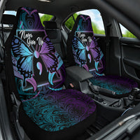 Polynesia Suicide Prevention Month Car Seat Cover Semicolon Butterfly Never Give Up Polynesian Pattern LT22 One Size Teal - Polynesian Pride