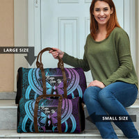 Polynesia Suicide Prevention Month Travel Bag Semicolon Butterfly Never Give Up Polynesian Pattern LT22 - Polynesian Pride