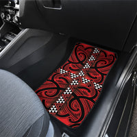 Aotearoa Iwi Ngapuhi Car Mats Tuhoronuku Kite United Tribes Flag Maori Pattern LT22 - Polynesian Pride