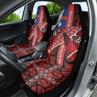 Aotearoa Iwi Ngapuhi Car Seat Cover Tuhoronuku Kite United Tribes Flag Maori Pattern LT22 - Polynesian Pride