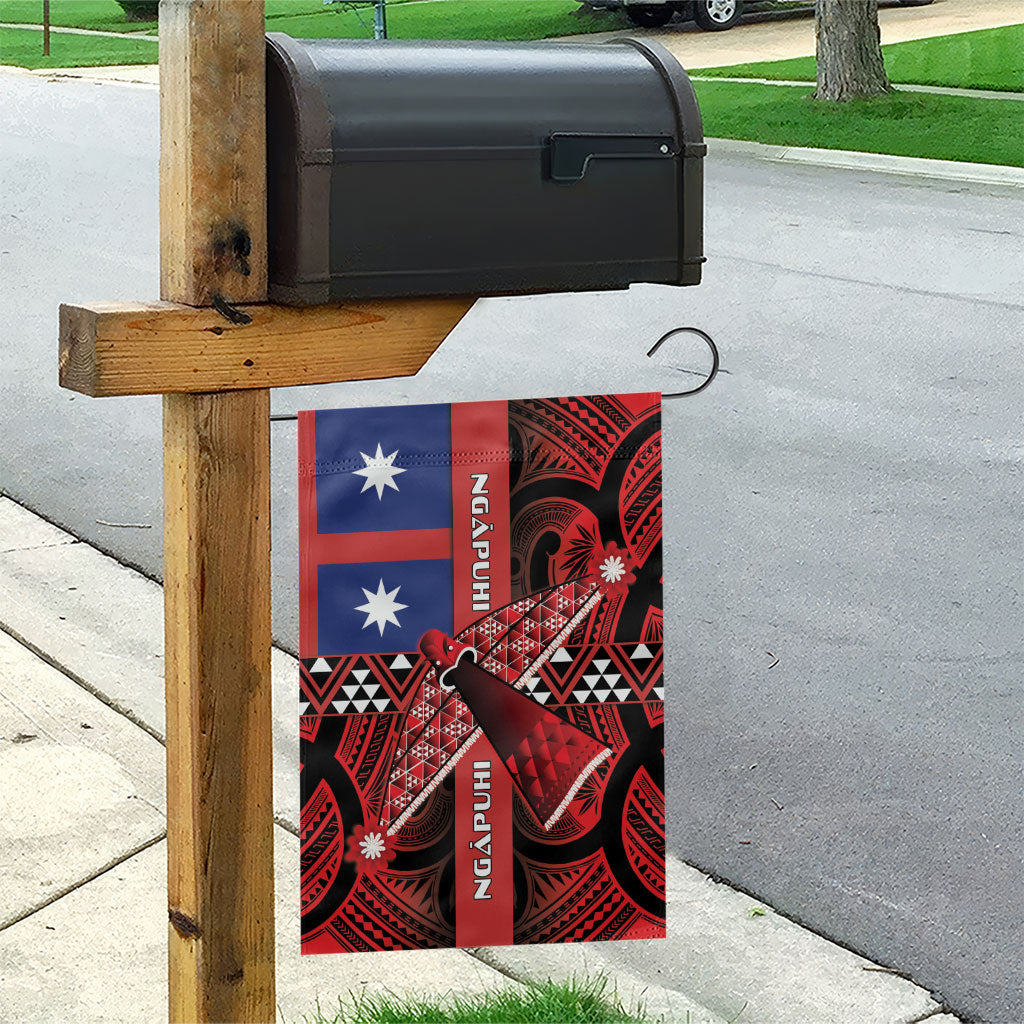 Aotearoa Iwi Ngapuhi Garden Flag Tuhoronuku Kite United Tribes Flag Maori Pattern LT22 - Polynesian Pride