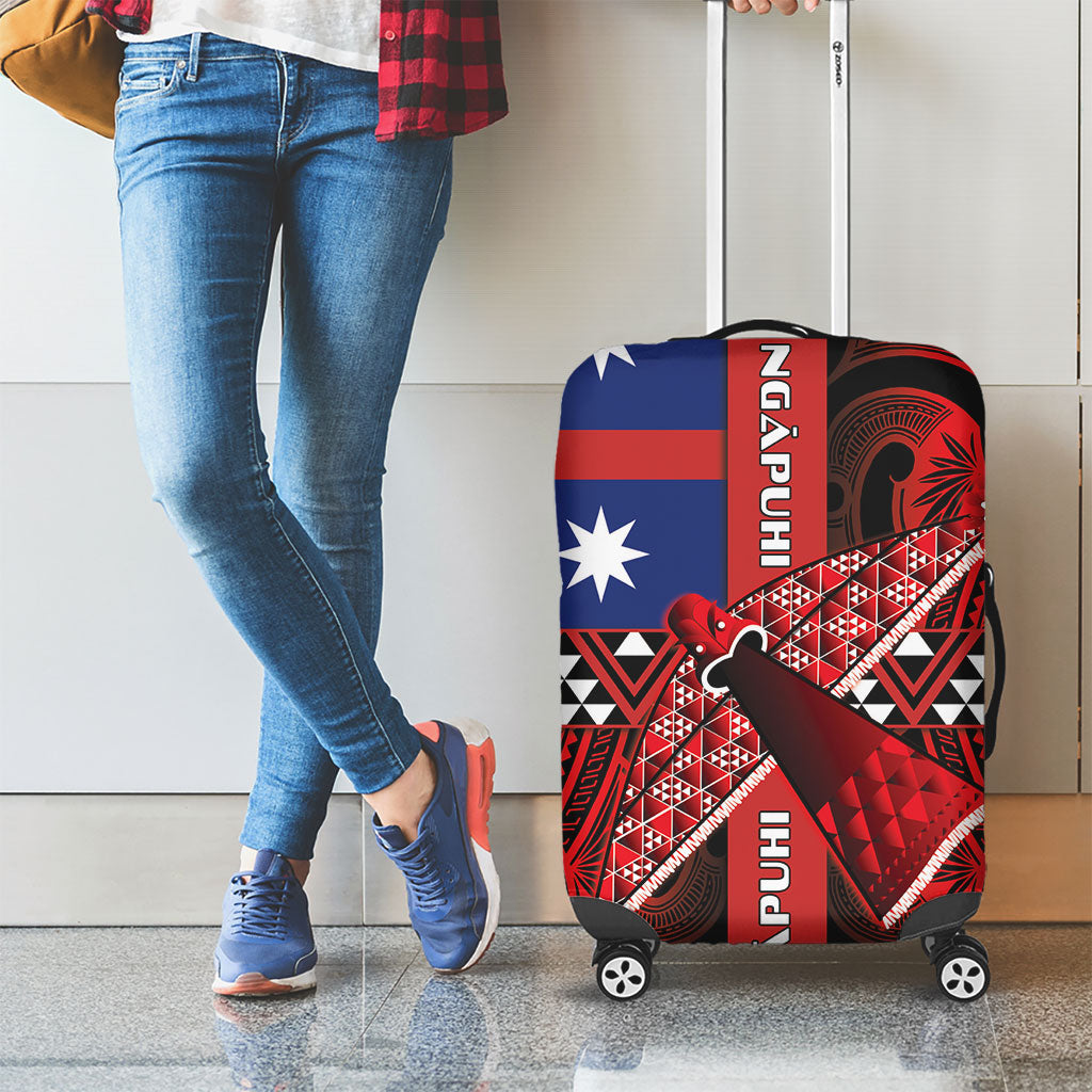 Aotearoa Iwi Ngapuhi Luggage Cover Tuhoronuku Kite United Tribes Flag Maori Pattern LT22 - Polynesian Pride
