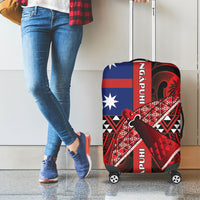 Aotearoa Iwi Ngapuhi Luggage Cover Tuhoronuku Kite United Tribes Flag Maori Pattern LT22 - Polynesian Pride